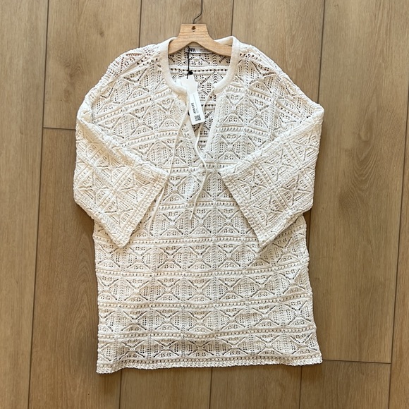 Zara Pointelle Tunic - Picture 3 of 3